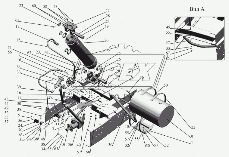 650108-8609462 Трубка МАЗ