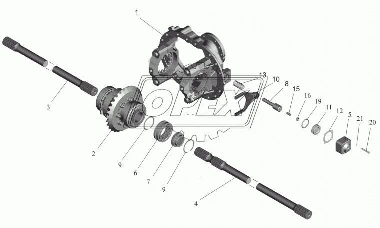 6418-2503010 Дифференциал сб. U=5.71 МАЗ