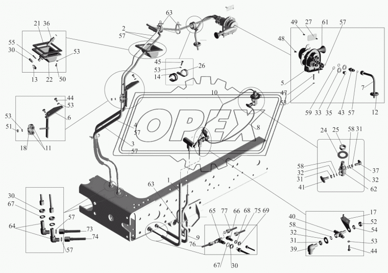 631708-3537050 Кронштейн МАЗ
