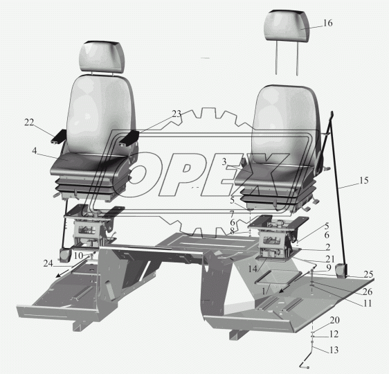 6430-6807133 Трубка МАЗ