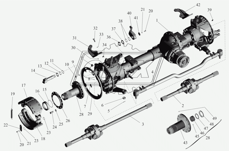 6317-3519071-10 Кронштейн левый МАЗ