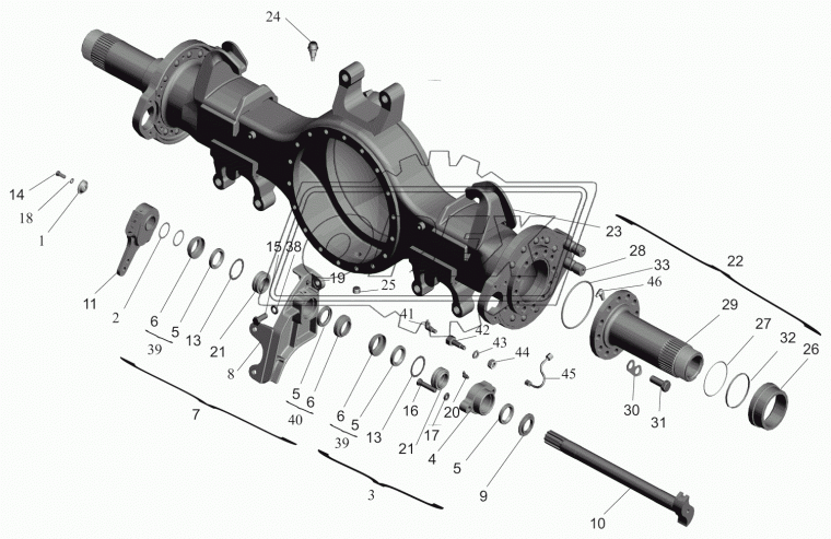 6317-2401083 Цапфа МАЗ