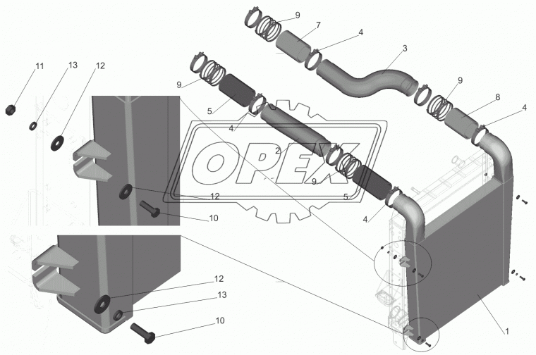 6303A8-1323061 Патрубок МАЗ