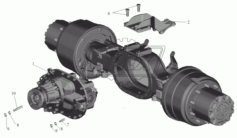 54323-2402010-640 Редуктор МАЗ