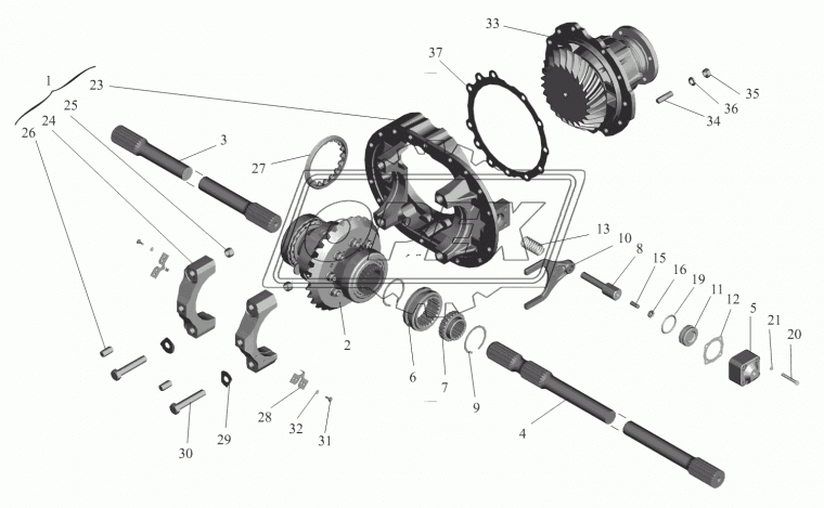 64221-2402021-612 Шестерня ведущая (U=4.73) МАЗ