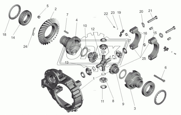 64229-2503010-020 Дифференциал СМ Z=24 U=6.59 МАЗ