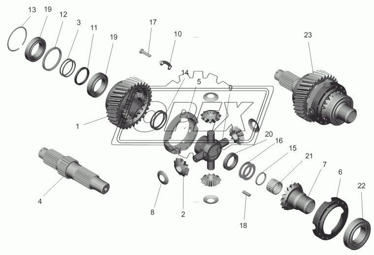 6430-2506090 Шайба регулировочная (устанавливать прокладку необходимой толщины) МАЗ
