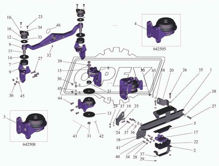 631708-1001044 Кронштейн сб. МАЗ