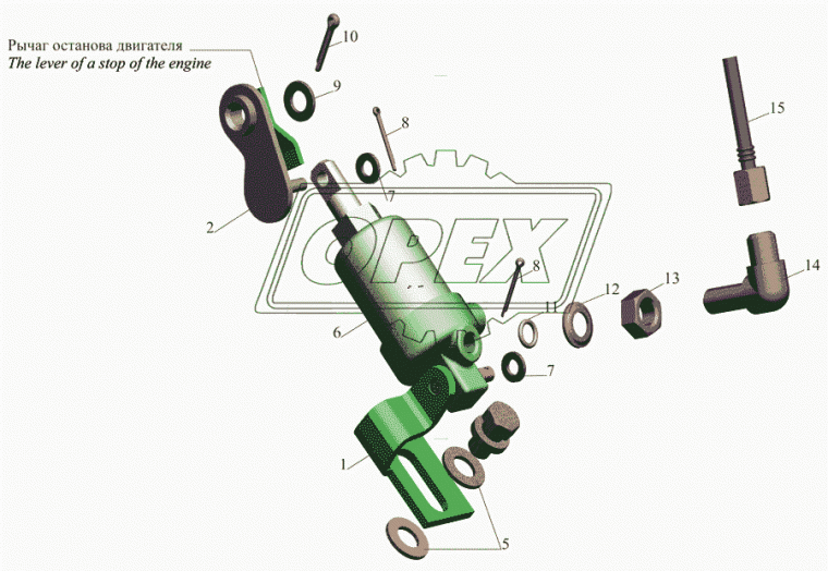 544008-3570234 Трубка со шлангом МАЗ
