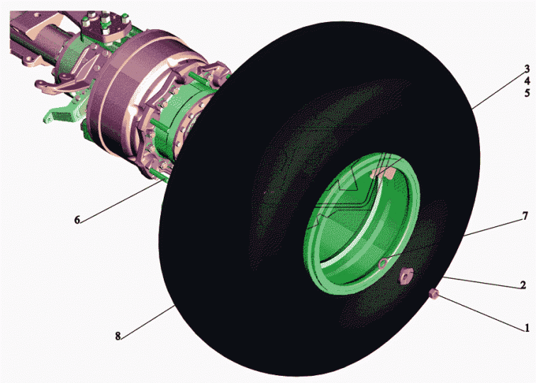 938-3101050 Прижим 64х100х19 отверстие d=22, полуприцепы МАЗ МАЗ