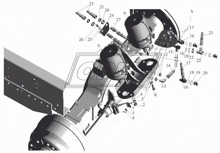 544008-3506054 Кронштейн МАЗ