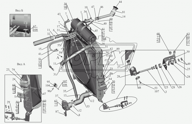 544003-1302121 Тяга Волмет