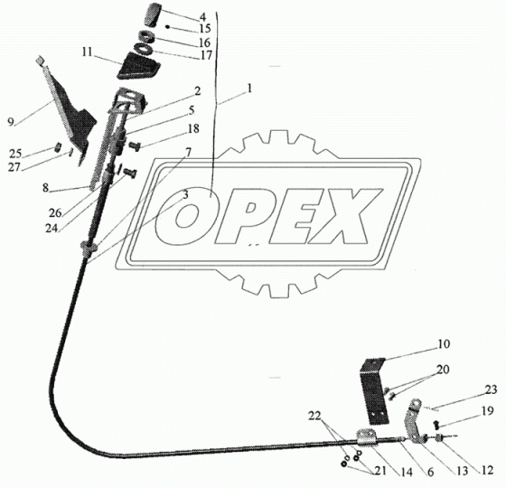 543-3724468-10 Уплотнитель электропроводки БРТ
