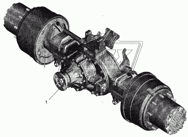 6430-2400012-030 Мост задний унифицир. z=29/25 U=3,86 МАЗ