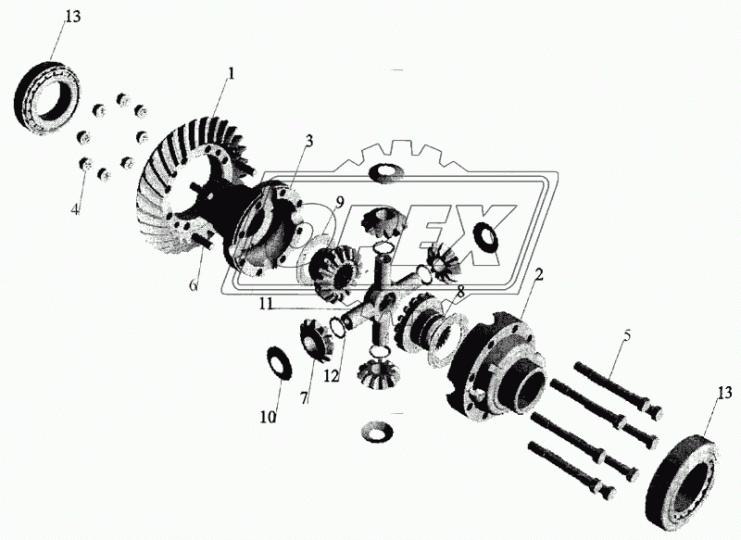 643012-2402060 Шестерня Счет выставлять только в паре с 643012-2402017 МАЗ