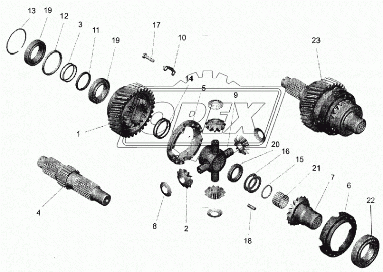 6430-2506018 Чашка дифференциала МАЗ МАЗ