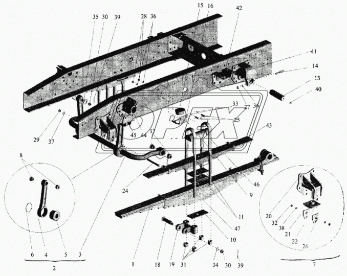 5336-2912418 Лист (сталь) 90х195 h=20 подкладной МАЗ