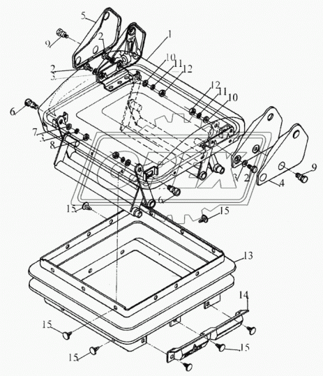 5440-3403051-010 Сектор-рычаг рулевой колонки (кронштейн) МАЗ