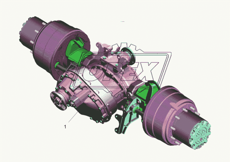 6501-2500012-600 Мост МАЗ