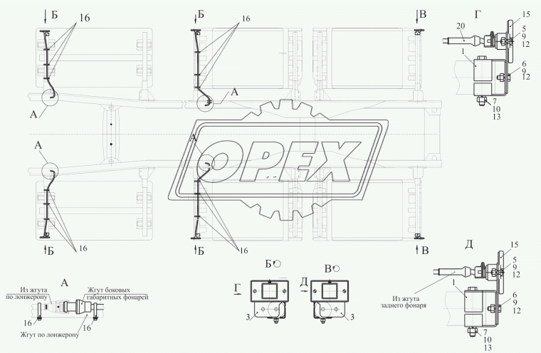 630308-3731028 Кронштейн МАЗ
