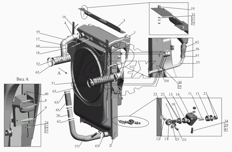 81.96301-0687 Патрубок радиатора нижний МАЗ