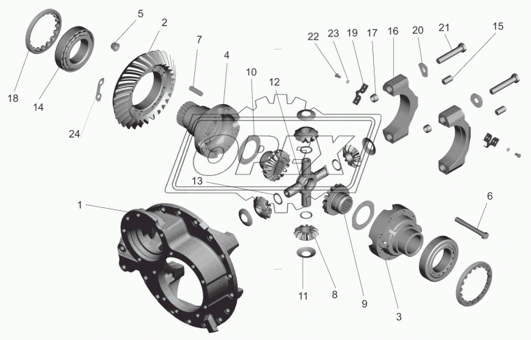 6312А5-2503010 Дифференциал МАЗ
