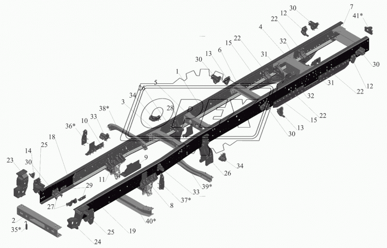 651608-2902350 Кронштейн МАЗ