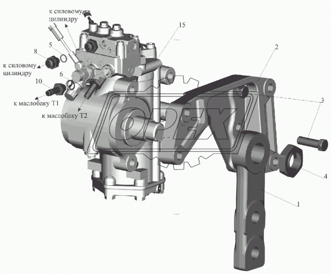 6516V8-3401090-000 Сошка МАЗ рулевая (4-х осник) МАЗ