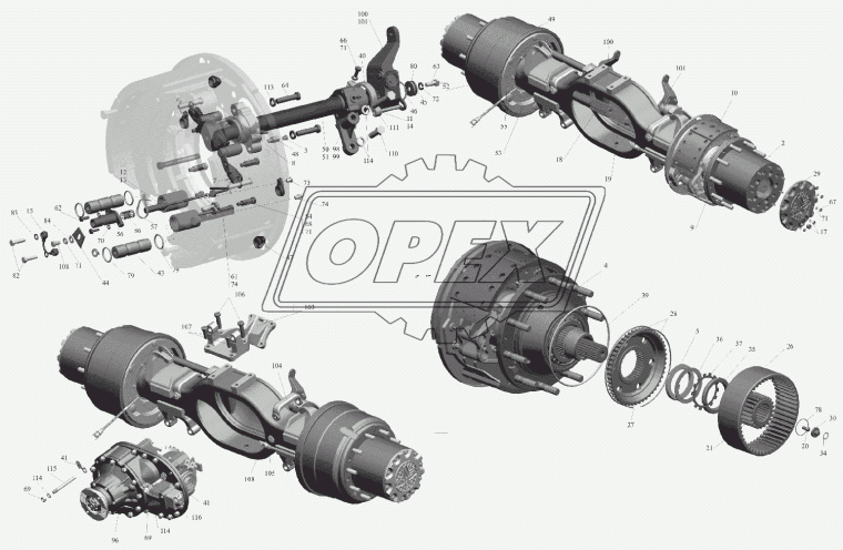 651608-2401010 Картер моста МАЗ
