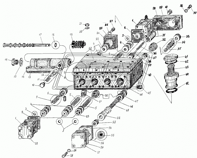 547-1712667 Пружина стяжная L=52 (22вит.) ф5х7 dвит=1 МАЗ