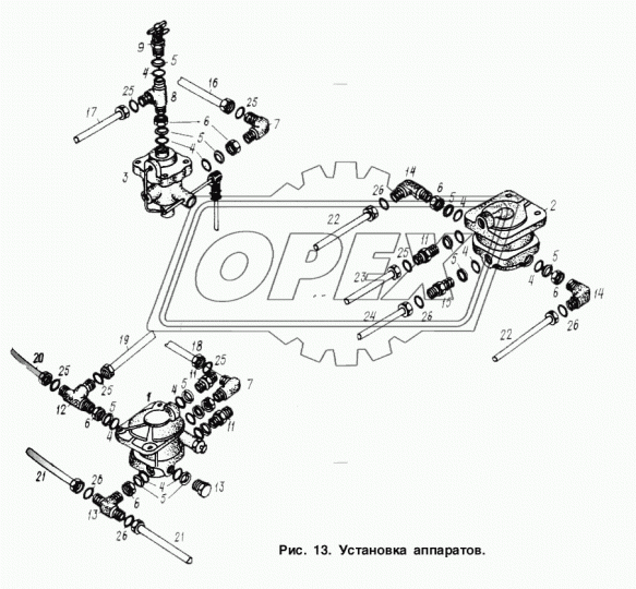 83781-3506250 Трубка ПВХ ф10; L=1210-1280 Г=М16+К19/Г=М16+К19 МогилевТрансМаш