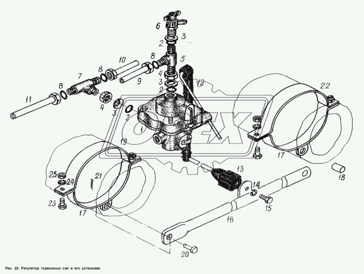 9389-3533039-10 Хомут (скоба) L=250 S=40 МАЗ