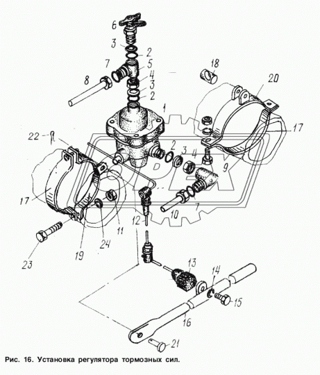 9506-3533028 Тяга ф7 L=275 без наконечников МАЗ