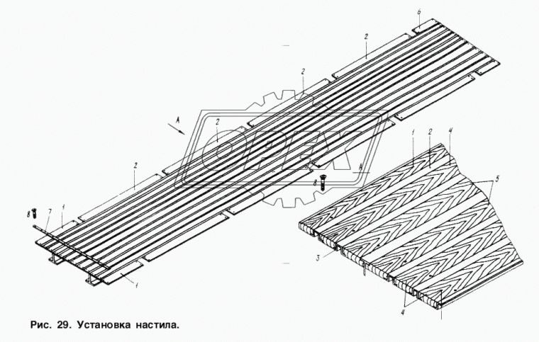 9758-8511111 Брызговик (РТИ) 455х455 нижний односкатный БРТ