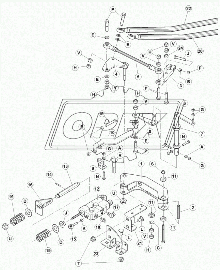 21762 Сайлентблок стабилизатора переднего 49х35х56 MB LCV (1970-2020) FeBi