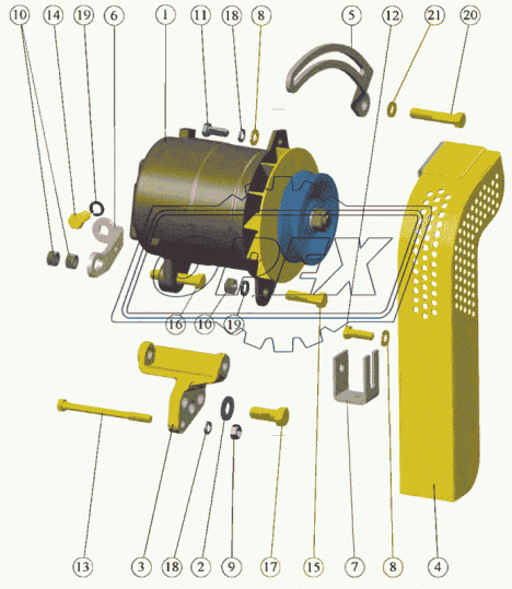 240-3701060-А Щиток L=420 ММЗ