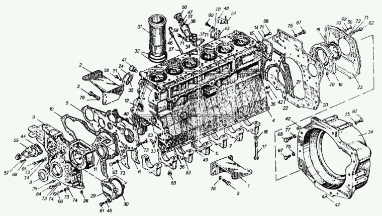 260.4-1001002 Кронштейн правый ГЗПД