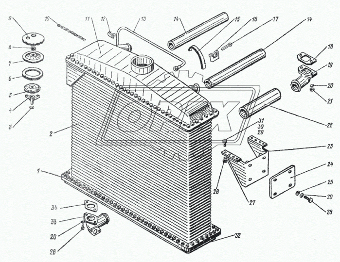 252006-01 Шайба плоская (сталь) ф10х20х2 DAF LCV (1970-2020), FREIGHTLINER (1970-2020), FRUEHAUF (1970-2020), HENDRICKSON (1970-2020), IVECO Bus (1970-2020), JO; х20х2 ГОСТ11371-78 (0х0х2) МАЗ