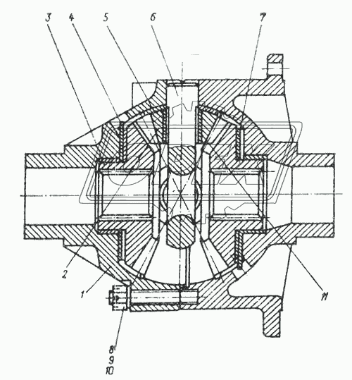 250871 Гайка ГОСТ-5918 М16х1,5; h=12 К=24 (коронч.) правая резьба (12х0х0) МАЗ