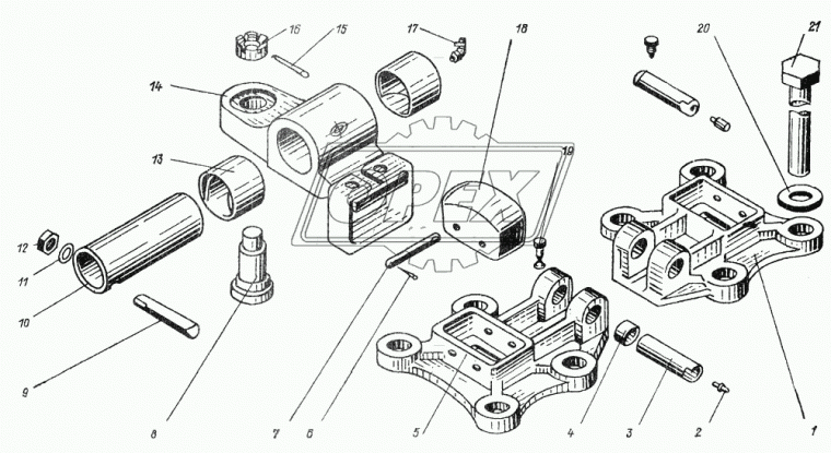 525-2902624 Буфер (рти) передней подвески L=113х61 h=59 БРТ
