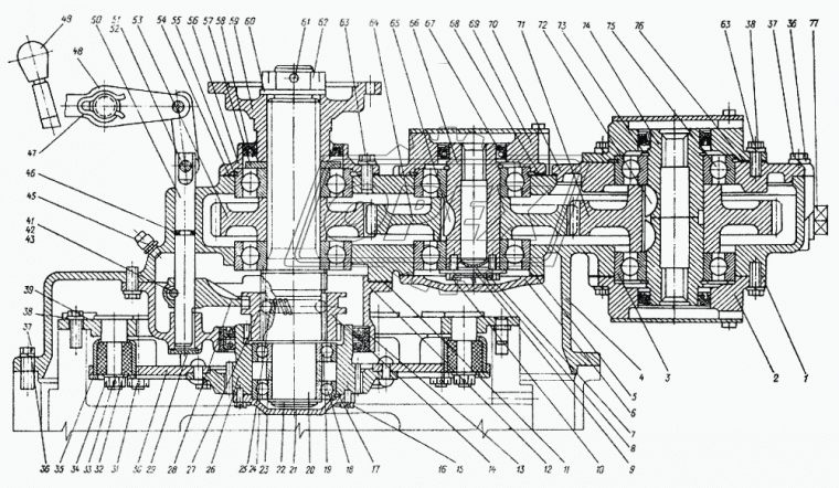 250977 Гайка ГОСТ-5918 М12х1,25; h=10 К=19 (коронч.) МАЗ