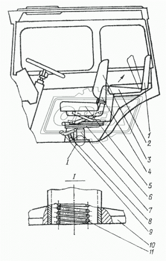 5336-6807076 Пружина С/И ф42х52 dвит=5 L=365 26вит МАЗ