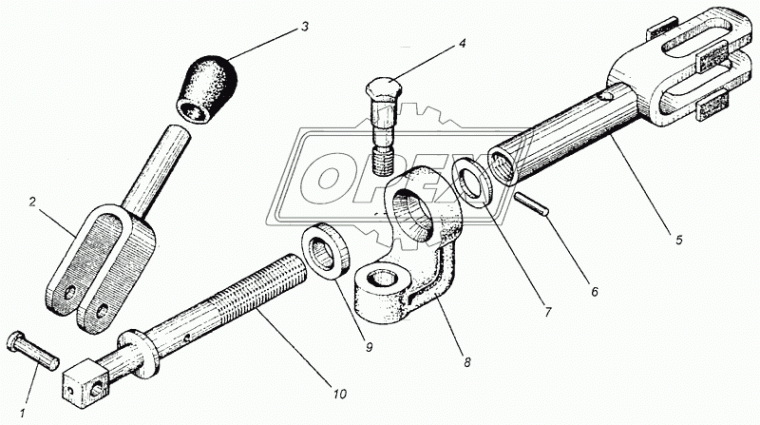 082-4605022 Вал МТЗ РУП