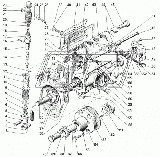 УТН-5-1111220 Клапанная пара ф21/М12х1 h=21, МТЗ,ЮМЗ,5301 НЗТА