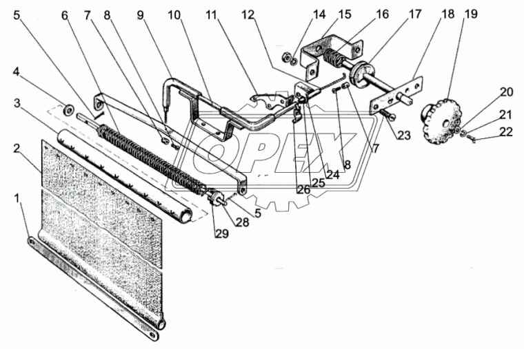 80-1310020 Кронштейн МТЗ РУП