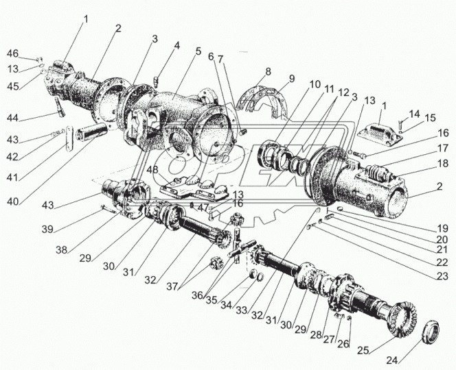 52-2301040-Б1 Обойма с сальником МТЗ РУП