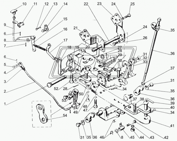 80-2707143 Накладка устройства прицепного МТЗ МТЗ РУП