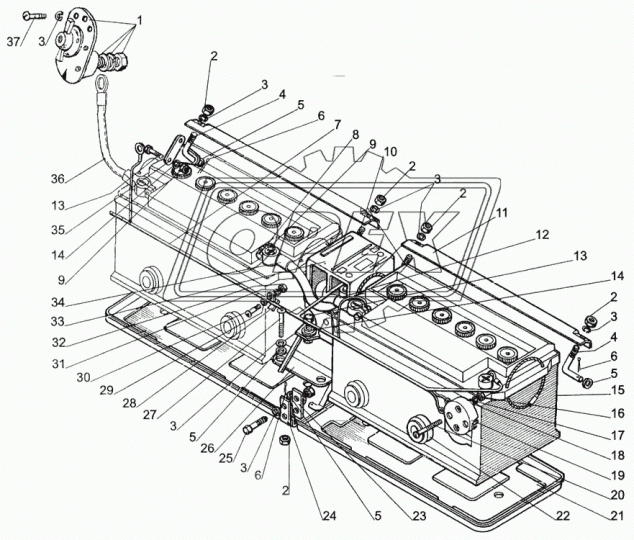 80-3703042 Кронштейн МТЗ РУП