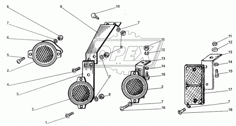 70-3731016 Кронштейн МТЗ РУП