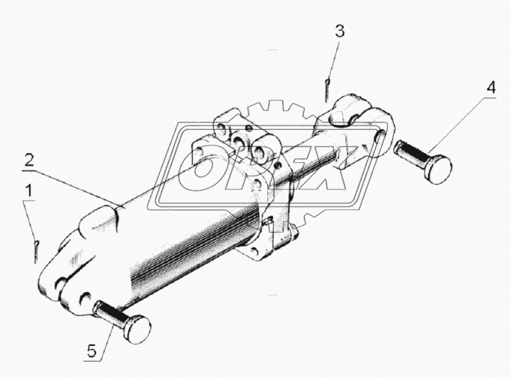 А.6107.001 Шплинт пружинный ф5 (сталь) круглое сечение, С/И